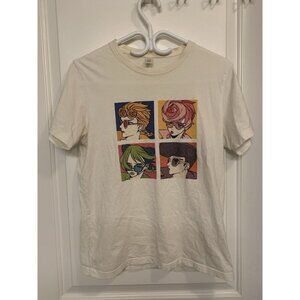 Jojo's Bizarre Adventure White‎ T Shirt Small Colourful